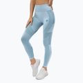 Legginsy treningowe damskie Gym Glamour Fusion blue