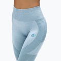 Legginsy treningowe damskie Gym Glamour Fusion blue 4