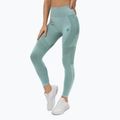 Legginsy treningowe damskie Gym Glamour Fusion green
