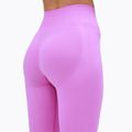 Legginsy treningowe damskie Gym Glamour Push Up pink 5