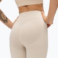 Legginsy treningowe damskie Gym Glamour Push Up cream 5