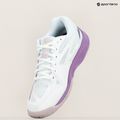 Buty do siatkówki dziecięce Mizuno Lightning Star Z7 white/patrician purple/quince 9
