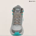 Buty turystyczne męskie HOKA Trail Code GTX galactic grey/electric aqua 15