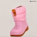 Śniegowce dziecięce Crocs Classic Neo Puff Boot Toddler pink tweed/gum 9