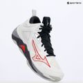 Buty do siatkówki Mizuno Wave Momentum 3 Mid white/salsa/black 9