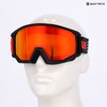 Gogle narciarskie UVEX Athletic FM black matt/mirror red orange clear 7