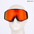 Gogle narciarskie UVEX Gravity FM black matt/mirror red orange clear 7