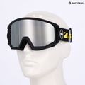 Gogle narciarskie UVEX Athletic CV black matt/mirror silver green 7