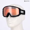 Gogle narciarskie UVEX Athletic CV Race black matt/mirror gold green clear 6