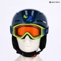 Kask narciarski dziecięcy UVEX Viti Set + gogle Speedy Pro blue puzzle/lasergold lite 8