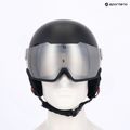 Kask narciarski Bollé Might Visor titanium red matte/brown gun 11