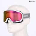 Gogle narciarskie damskie Giro Moxie white & grey chute/ amber pink/yellow 10