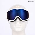 Gogle narciarskie damskie Giro Moxie white & grey chute/ cobalt/yellow 10