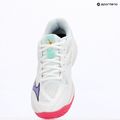 Buty do siatkówki dziecięce Mizuno Lightning Star Z7 white/violet indigo/camellia rose 11