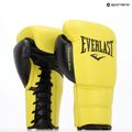 Rękawice bokserskie Everlast Powerlock 2 Laced Pro Training neon yellow 14