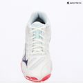 Buty do siatkówki damskie Mizuno Wave Voltage 2 white/violet indigo/camellia rose 9
