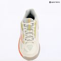 Buty do tenisa damskie Mizuno Break Shot 4 AC snow white/ neon flame/ ghost gray 9