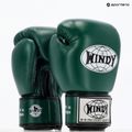 Rękawice bokserskie WINDY Classic Genuine Leather green 8