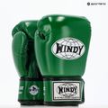 Rękawice bokserskie WINDY Classic Synthetic Leather green 8