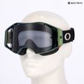 Gogle rowerowe Oakley Airbrake MTB black green colorshift/light grey 6