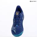 Buty do tenisa męskie Mizuno Wave Exceed Tour 6 CC bellwether blue/ white/ fjord blue 12