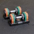 Zestaw hantli regulowanych TREXO 2 x 10 kg multicolor 8