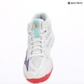 Buty do siatkówki damskie Mizuno Thunder Blade Z Mid white/violet indigo/camelliaros 11