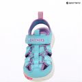 Sandały dziecięce SKECHERS Play Scene Splash Cute Crew turquoise/lavender 12