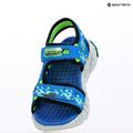 Sandały dziecięce SKECHERS Mega Splash black/blue/lime 12