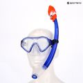 Zestaw do snorkelingu dziecięcy AQUASTIC Shelly maska + fajka ciemnoniebieski 12