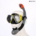 Zestaw do snorkelingu AQUASTIC Shoal maska + fajka szary 12