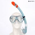 Zestaw do snorkelingu AQUASTIC Shoal maska + fajka niebieski 12