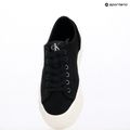 Trampki damskie Calvin Klein YW0YW01763 Vulc Flatform Low Cv MG black/bright white 9