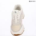 Buty męskie Calvin Klein YM0YM01289 Hike Runner HF Leather Mix bright white/creamy white/eggshell 9