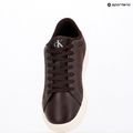 Buty damskie Calvin Klein YW0YW01781 3 Cupsole Laceup PU MG bordeaux/bright white 9