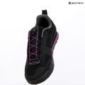 Buty rowerowe platformy damskie Giro Tracker Fastlace black/throwback purple 13
