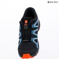 Buty do biegania dziecięce Salomon Speedcross Waterproof dark navy/dark blue/red orange 10