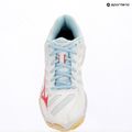 Buty do siatkówki damskie Mizuno Wave Voltage 2 white/calypso coral/pale banan 9