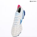 Buty piłkarskie męskie Mizuno Morelia Neo IV β Japan Fg white/tanager turquoise/pink tetra 9