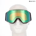 Gogle narciarskie UVEX Gravity FM oxid matt green/mirror opal/orange/clear 6