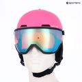 Kask narciarski dziecięcy ATTABO Avens 2.0 Jr Visor różowy 18