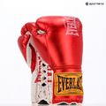 Rękawice bokserskie Everlast Fight Leather red 3
