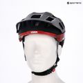 Kask rowerowy UVEX React MIPS black/ruby red matt 6