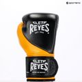 Rękawice bokserskie Cleto Reyes High Precision Training Leather black/yellow 3