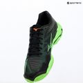Buty do siatkówki Mizuno Wave Lightning Elite black/glowing apple/mandarin orange 9
