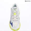 Buty do siatkówki Mizuno Wave Lightning Elite Mid white/lighting yellow/dazzling blue 9