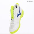 Buty do siatkówki Mizuno Wave Momentum Pro Mid white/lightning yellow/dazzling blue 12