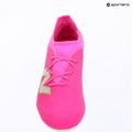 Buty piłkarskie dziecięce New Balance Furon Team V8 FG pink heat/sea salt/gold metallic 9