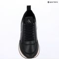 Buty damskie Calvin Klein HW0HW03118 Retro Runner Sock PANL Leather Neo black/crystal grey 9