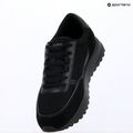 Buty męskie Calvin Klein HM0HM02215 City Runner Laceup Nylon Recycled Suede triple black 9
